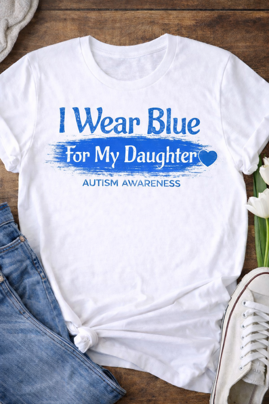 I wear blue for ____