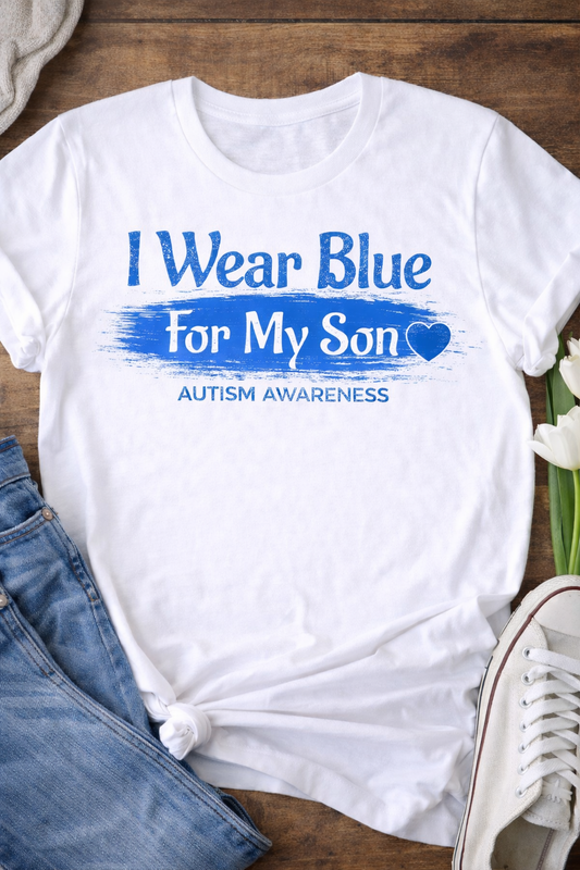 I wear blue for ____