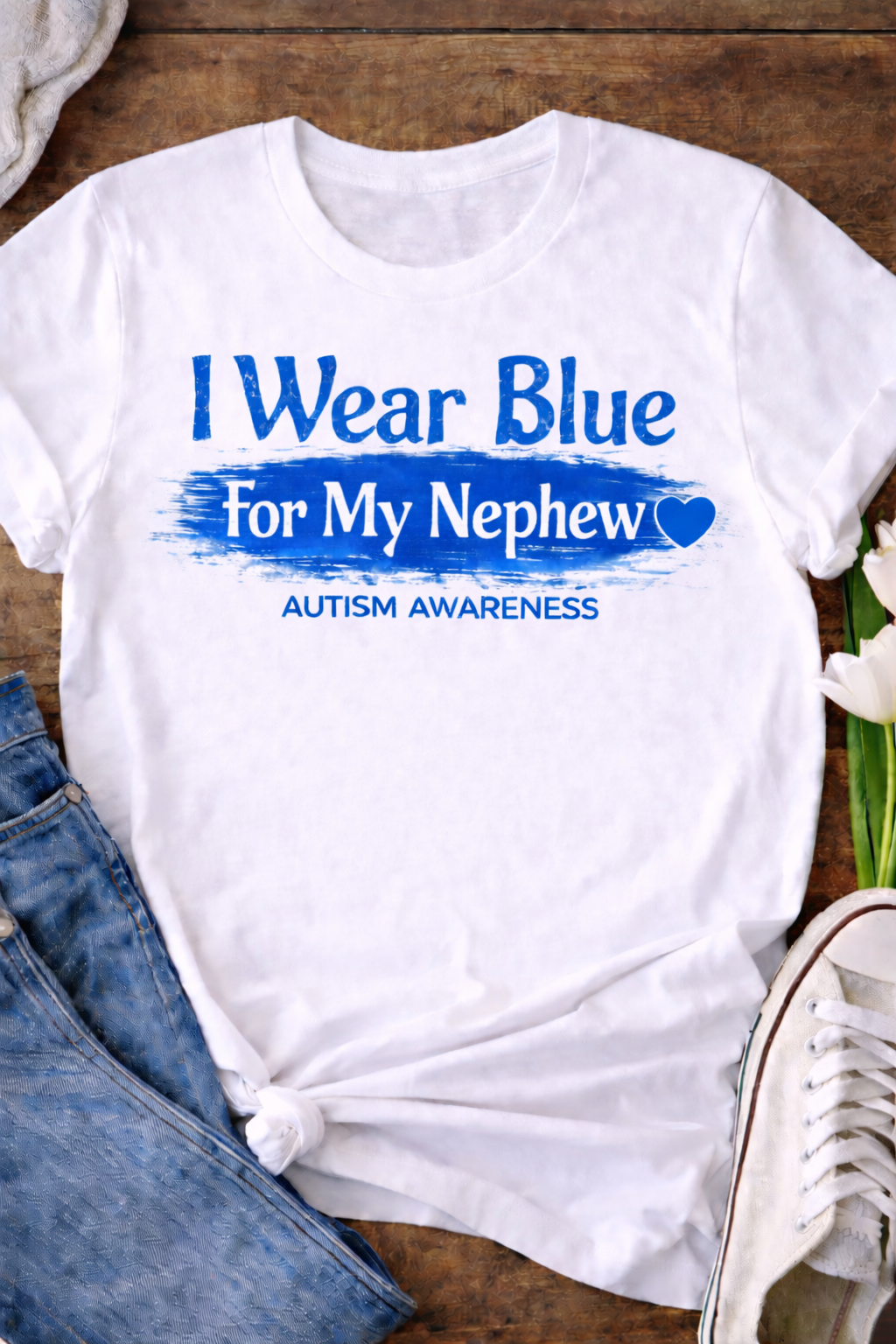 I wear blue for ____
